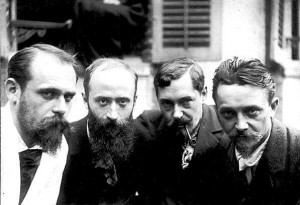 Xavier Roussel, Édouard Vuillard, Romain Coolus, Felix Vallotton 1899