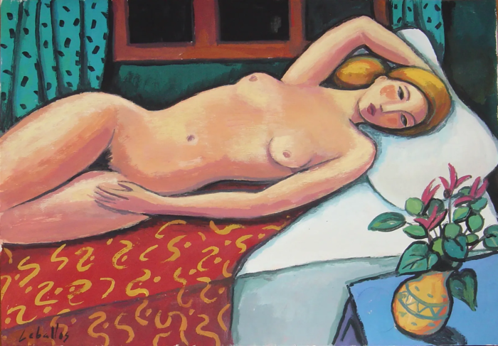 Desnudo femenino obra de Martí Ceballos