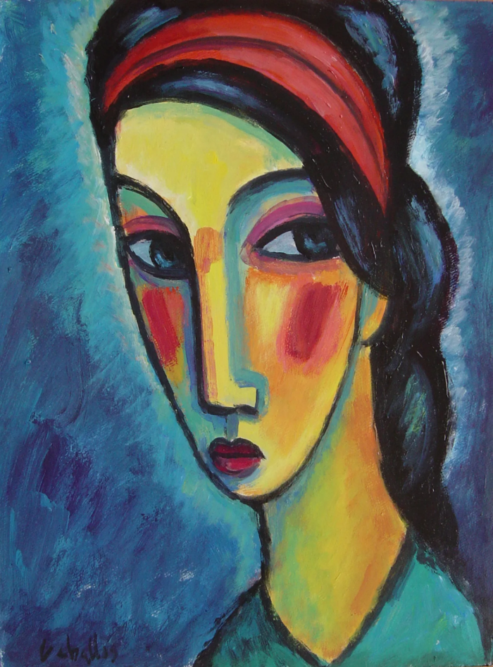 Retrato femenino obra de Martí Ceballos