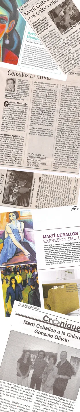 Recortes de prensa Martí Ceballos