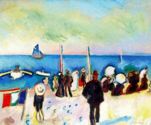 Raoul Dufy. La plage de Saint Adresse, 1906 Raoul Dufy. La plage de Saint Adresse, 1906