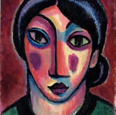 Retrato expresionista de Martí Ceballos