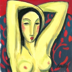 Desnudo de medio cuerpo